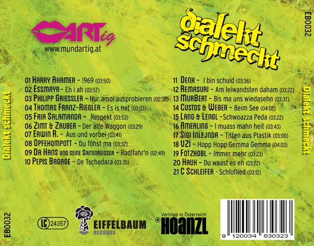 Inlay: Dialekt schmeckt